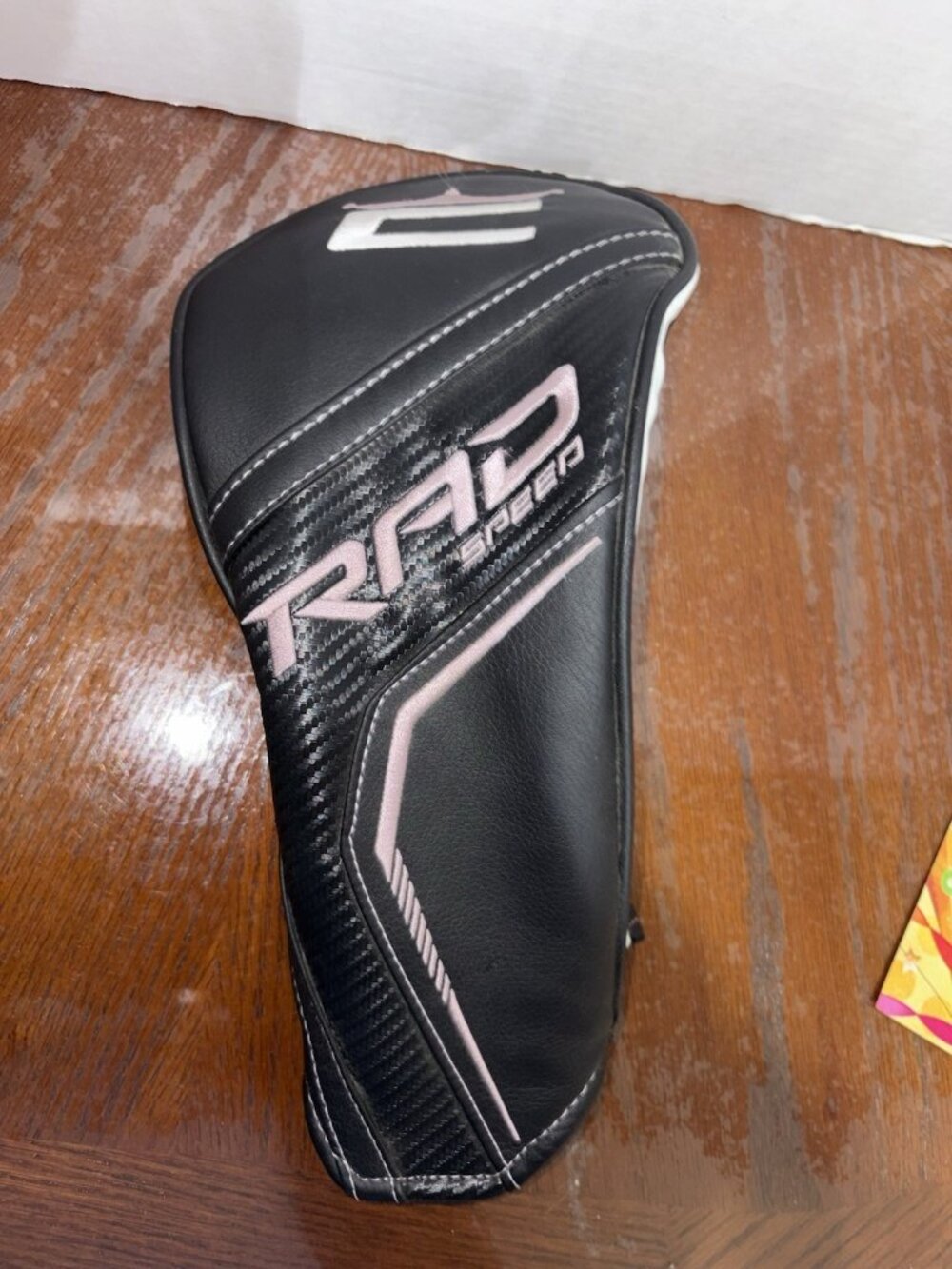 Cobra Rad Speed Golf Club Head Cover Pink Embroidered Stitching
